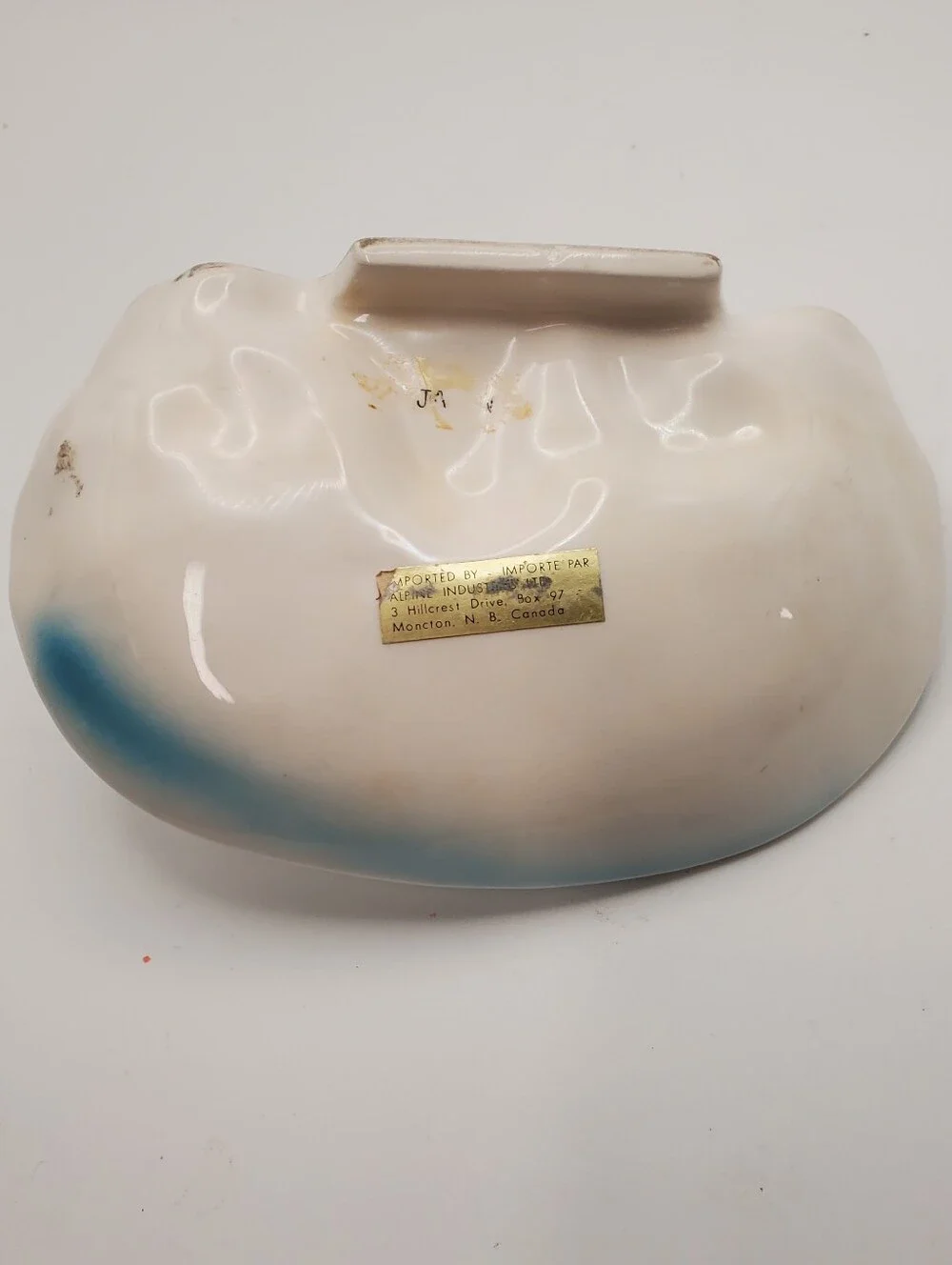 Vintage Ceramic Seagull Shell Trinket Dish Ashtray Mid-Century Japan CoastalBrin